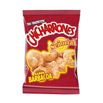 Señorial Chicharrones BBQ pork rinds 2 oz bag