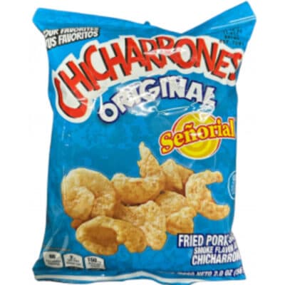 Señorial Chicharrones Original pork rinds 2 oz bag
